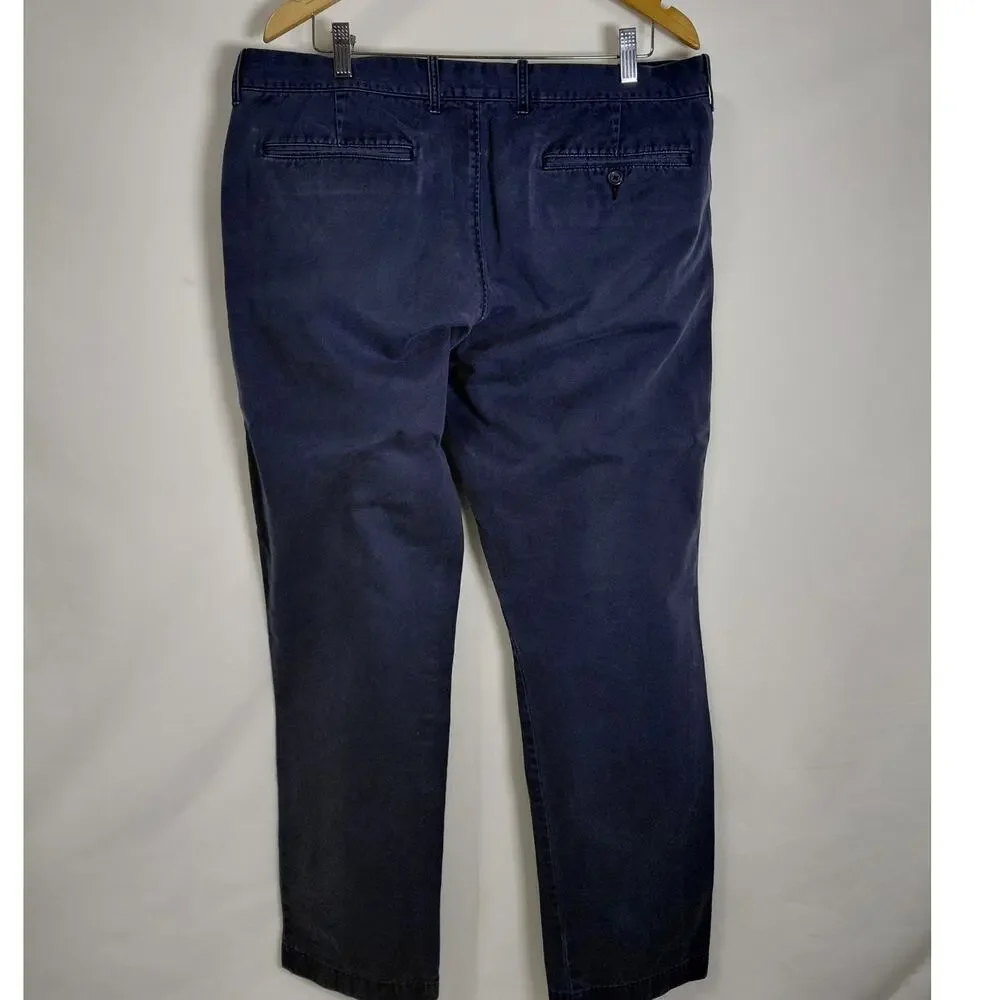 J.Crew THE Sutton Navy Straight Leg Chino Pants Men Size W36 L32